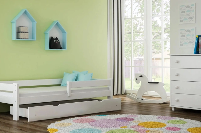 Einzelbett, Kinderbett TOMI - Kubuk Moebel