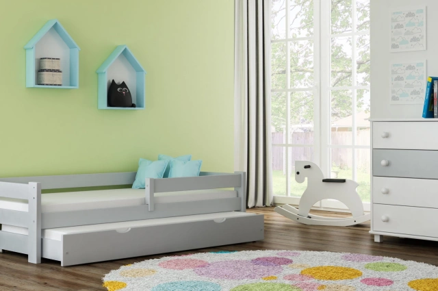 Einzelbett, Kinderbett TOMI - Kubuk Moebel