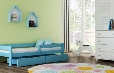 Einzelbett, Kinderbett TOMI - Kubuk Moebel