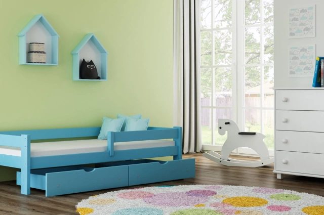 Einzelbett, Kinderbett TOMI - Kubuk Moebel