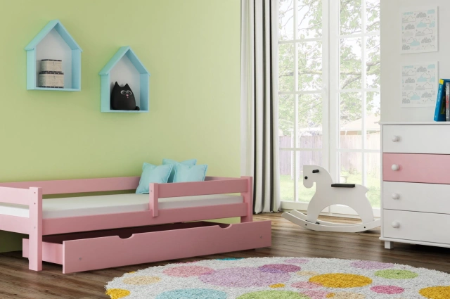 Einzelbett, Kinderbett TOMI - Kubuk Moebel