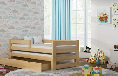 Ausziehbett, Kinderbett, Doppelbett TOMI DUO - Kubuk Moebel