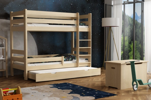 Etagenbett, Kinderbett GAT TRIO - Kubuk Moebel