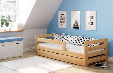 Einzelbett, Ausziehbett, Kinderbett, Doppelbett aus massivem Fichtenholz CLASSIK - Kubuk Moebel Einzelbett, Ausziehbett, Kinderbett, Doppelbett aus massivem Fichtenholz CLASSIK - Kubuk Moebel