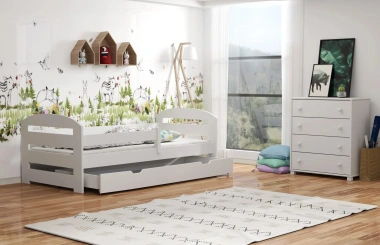 Einzelbett, Kinderbett KAMI - Kubuk Moebel