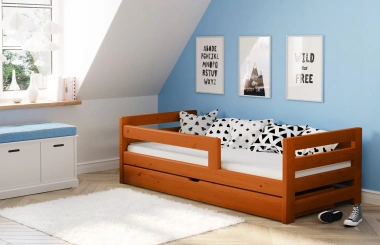 Einzelbett, Ausziehbett, Kinderbett, Doppelbett aus massivem Fichtenholz CLASSIK - Kubuk Moebel Einzelbett, Ausziehbett, Kinderbett, Doppelbett aus massivem Fichtenholz CLASSIK - Kubuk Moebel