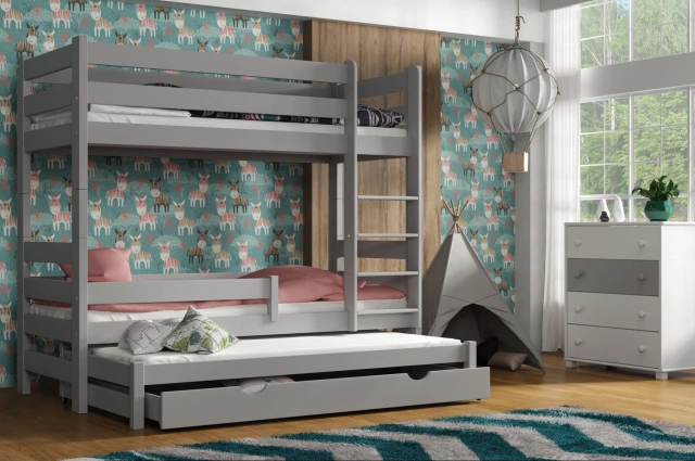 Etagenbett, Kinderbett LEO - Kubuk Moebel