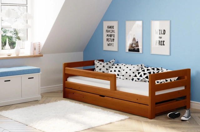 Einzelbett, Ausziehbett, Kinderbett, Doppelbett aus massivem Fichtenholz CLASSIK - Kubuk Moebel Einzelbett, Ausziehbett, Kinderbett, Doppelbett aus massivem Fichtenholz CLASSIK - Kubuk Moebel