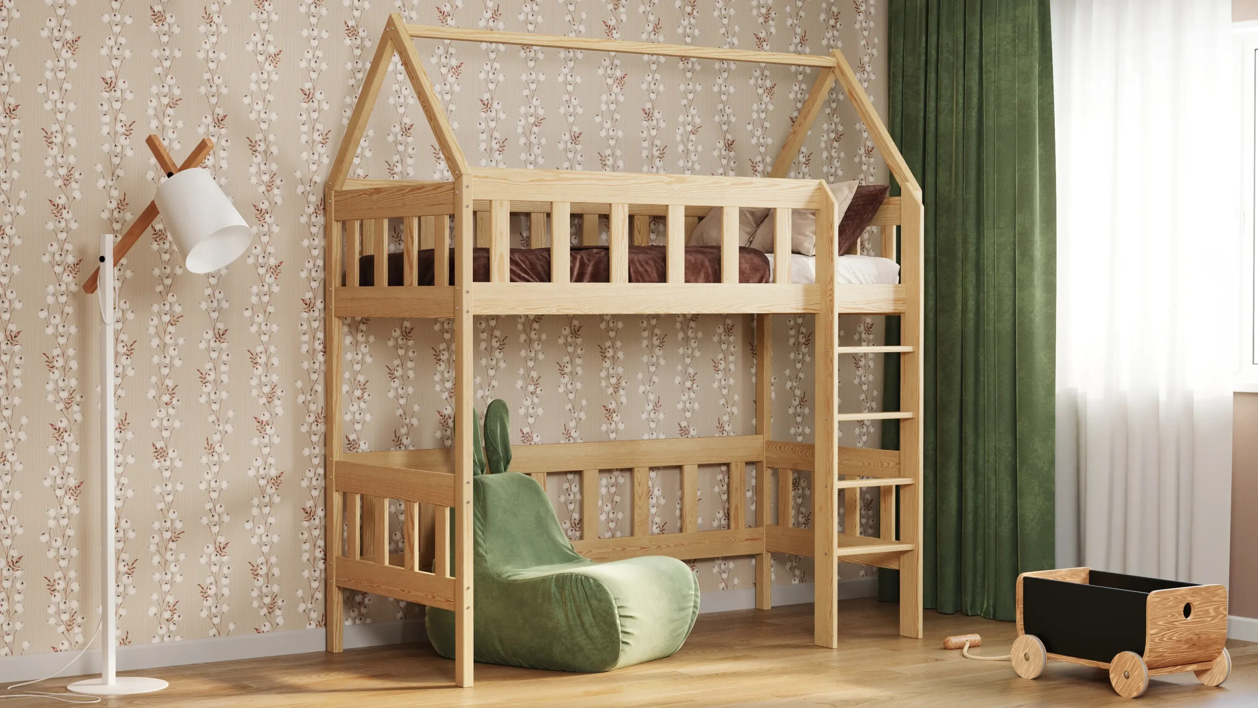 Hochbett, Kinderbett CHWAT - Kubuk Moebel