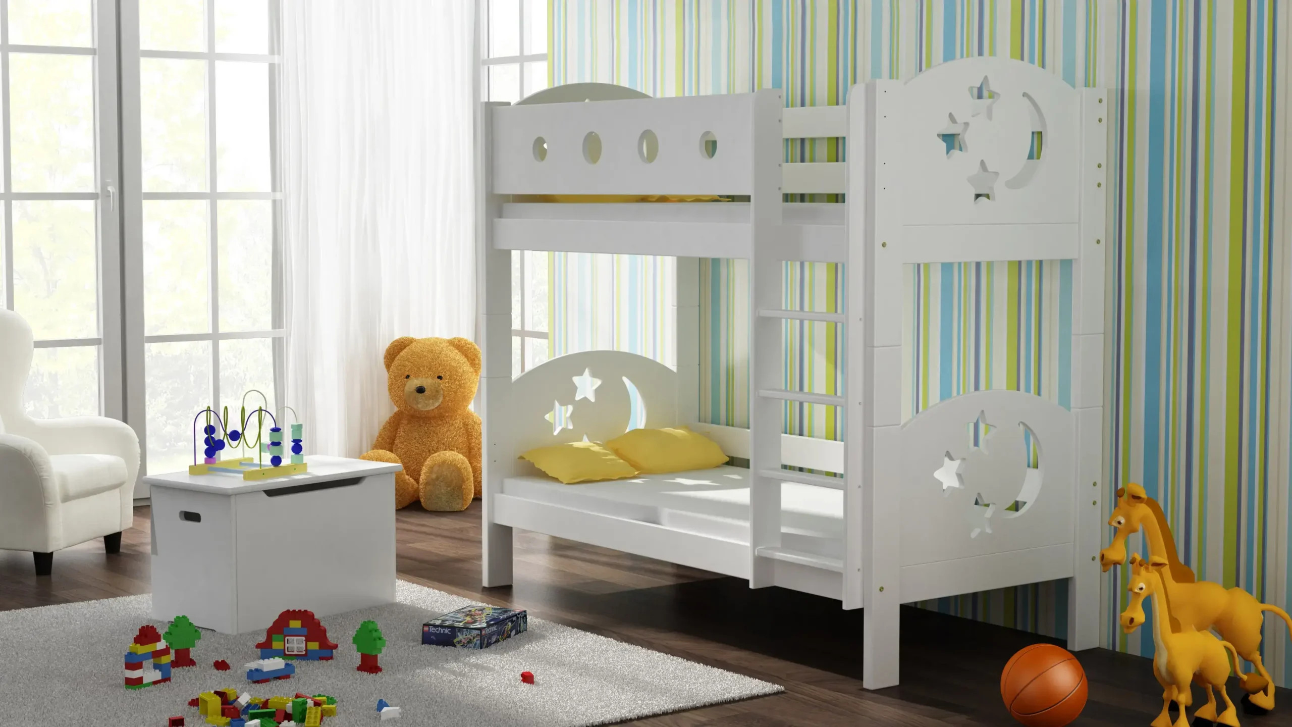 Etagenbett, Kinderbett FINEZJA - Kubuk Moebel