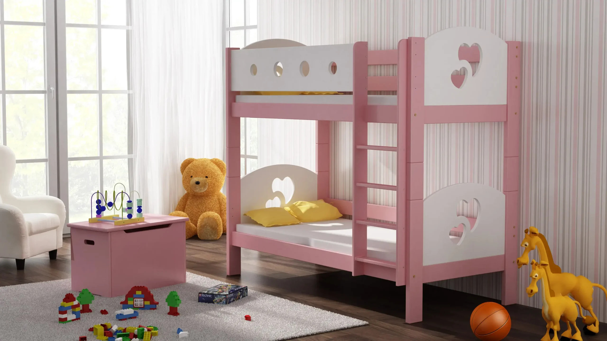 Etagenbett, Kinderbett FINEZJA - Kubuk Moebel