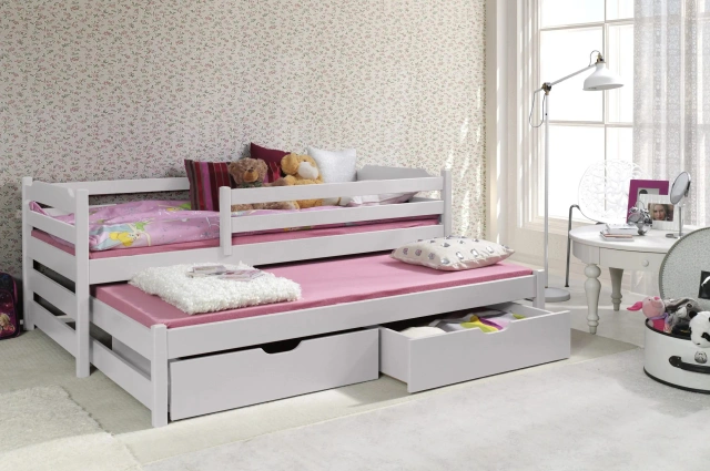 Ausziehbett, Kinderbett, Doppelbett MARTIN II - Kubuk Moebel