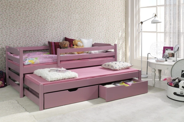 Ausziehbett, Kinderbett, Doppelbett MARTIN II - Kubuk Moebel