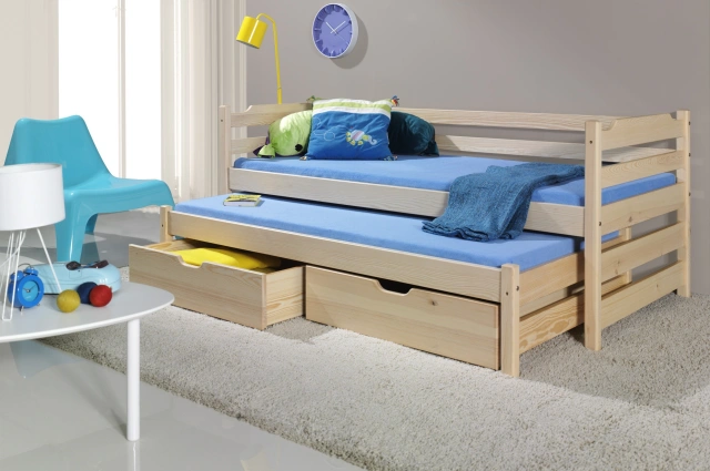 Ausziehbett, Kinderbett, Doppelbett MARTIN II - Kubuk Moebel