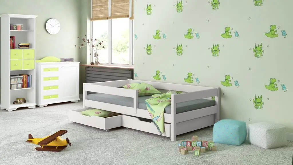 Einzelbett, Kinderbett FILIP Sofortlieferung - Kubuk Moebel