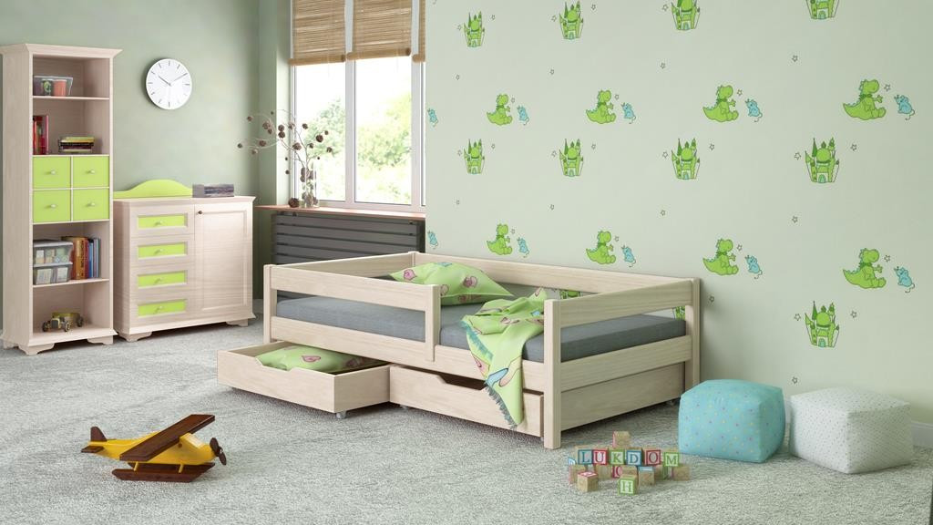 Einzelbett, Kinderbett FILIP Sofortlieferung - Kubuk Moebel