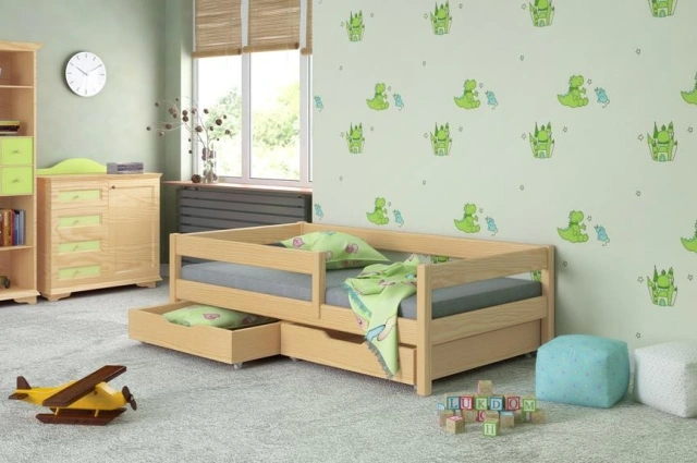 Einzelbett, Kinderbett FILIP Sofortlieferung - Kubuk Moebel