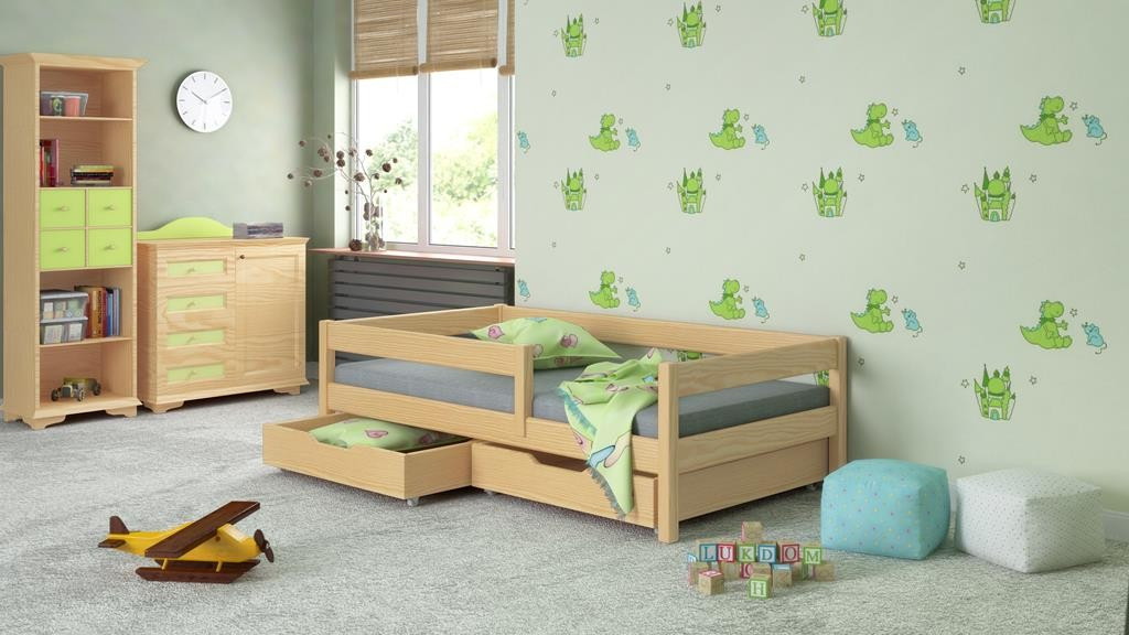 Einzelbett, Kinderbett FILIP Sofortlieferung - Kubuk Moebel