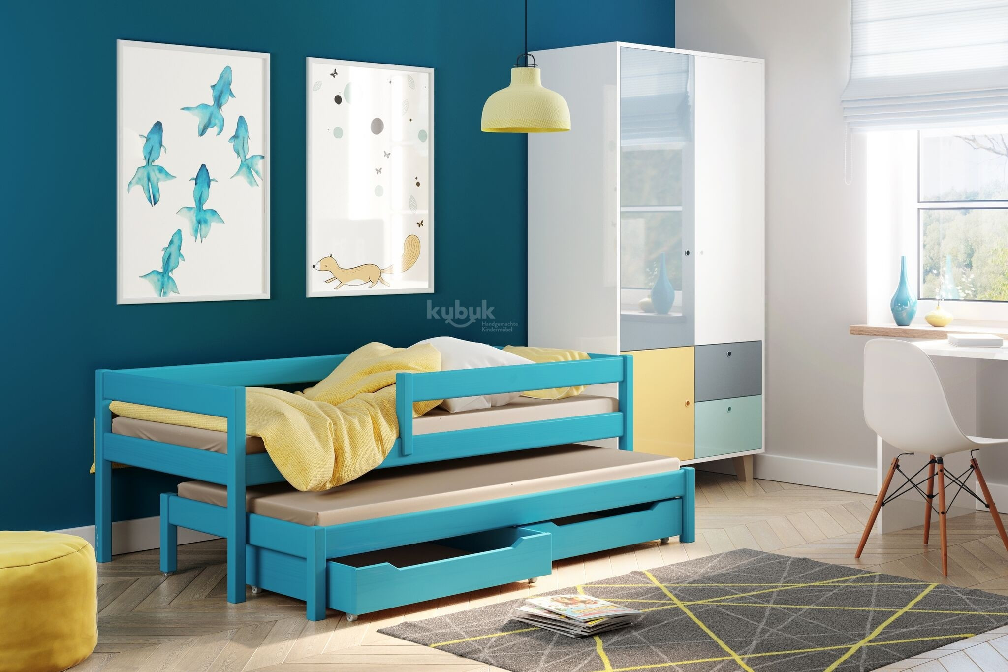 Ausziehbett, Kinderbett, Doppelbett MARIOS Sofortlieferung - Kubuk Moebel Ausziehbett, Kinderbett, Doppelbett MARIOS Sofortlieferung - Kubuk Moebel