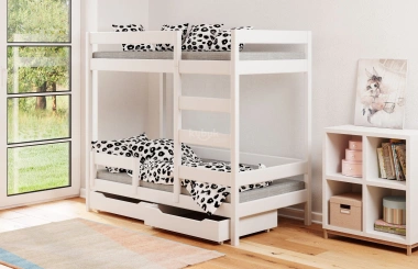 Etagenbett, Kinderbett VANESSA Sofortlieferung - Kubuk Moebel