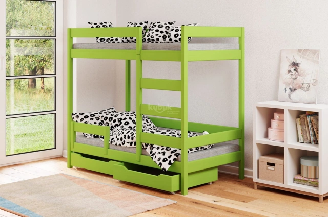 Etagenbett, Kinderbett VANESSA Sofortlieferung - Kubuk Moebel