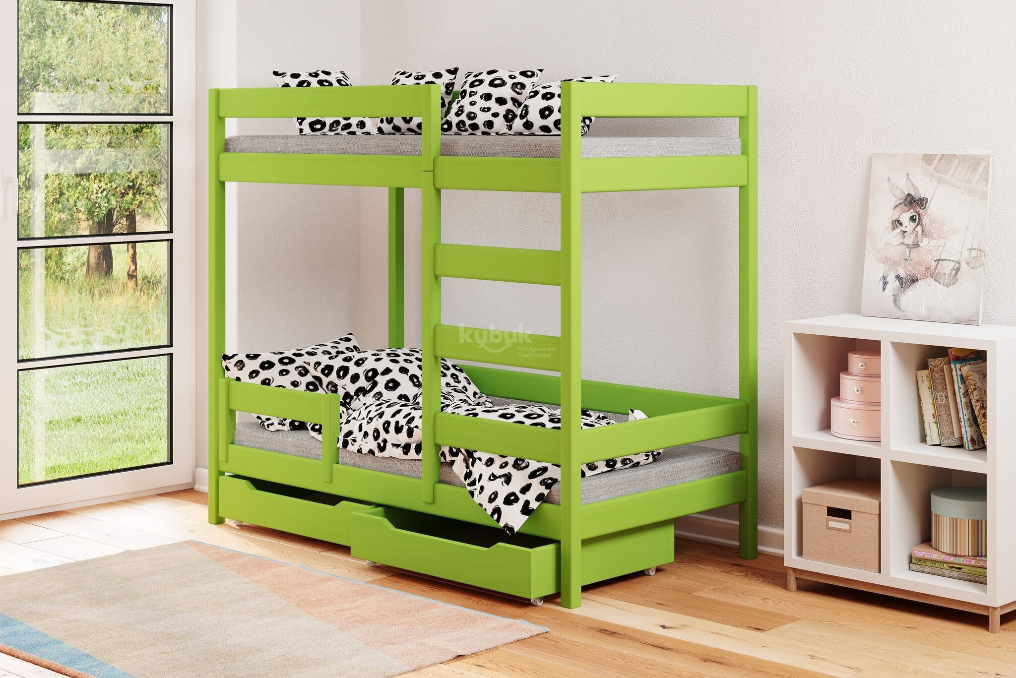 Etagenbett, Kinderbett VANESSA Sofortlieferung - Kubuk Moebel