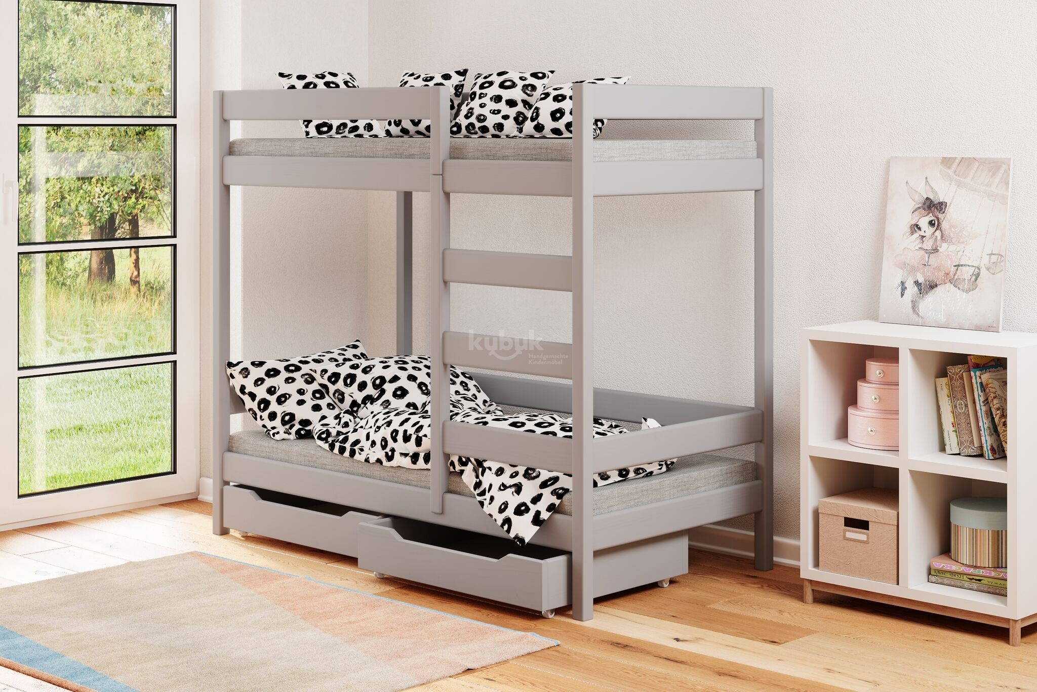 Etagenbett, Kinderbett VANESSA Sofortlieferung - Kubuk Moebel