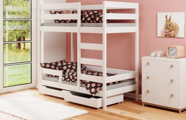 Etagenbett, Kinderbett VANESSA Plus Sofortlieferung - Kubuk Moebel