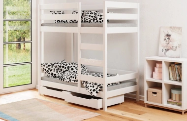 Etagenbett, Kinderbett VANESSA Plus Sofortlieferung - Kubuk Moebel