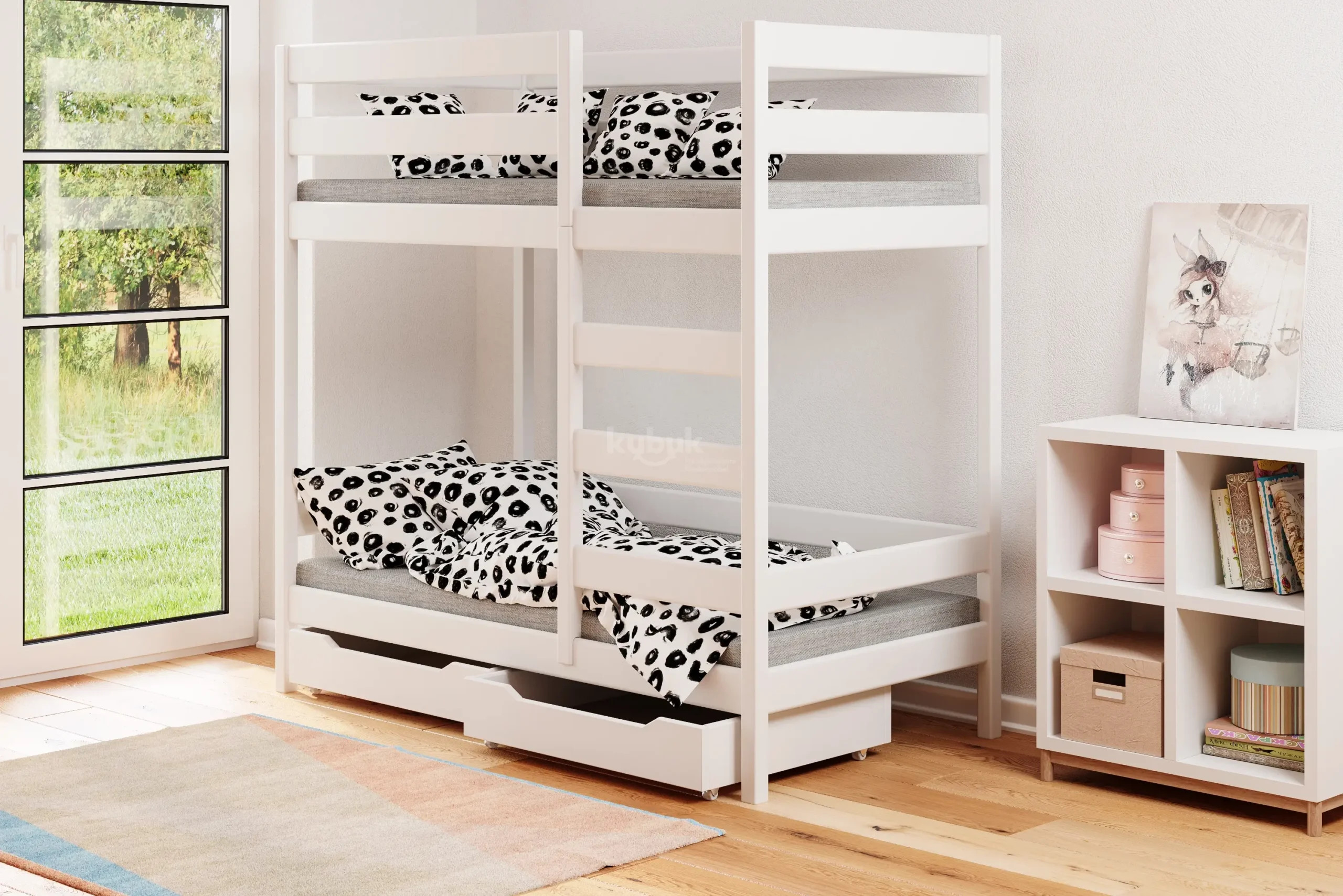 Etagenbett, Kinderbett VANESSA Plus Sofortlieferung - Kubuk Moebel