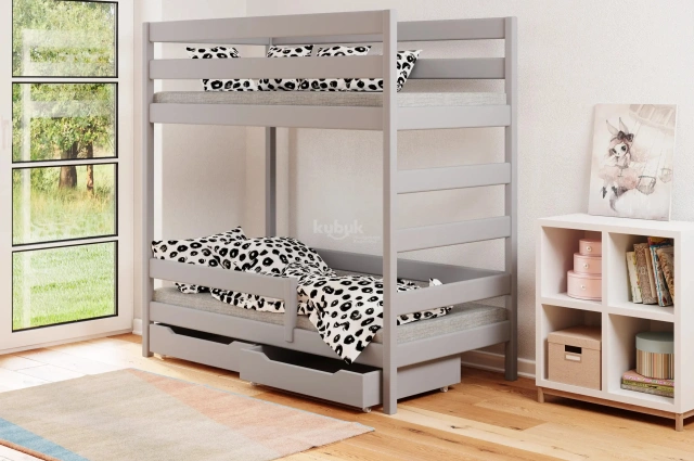 Etagenbett, Kinderbett VANESSA Plus Sofortlieferung - Kubuk Moebel