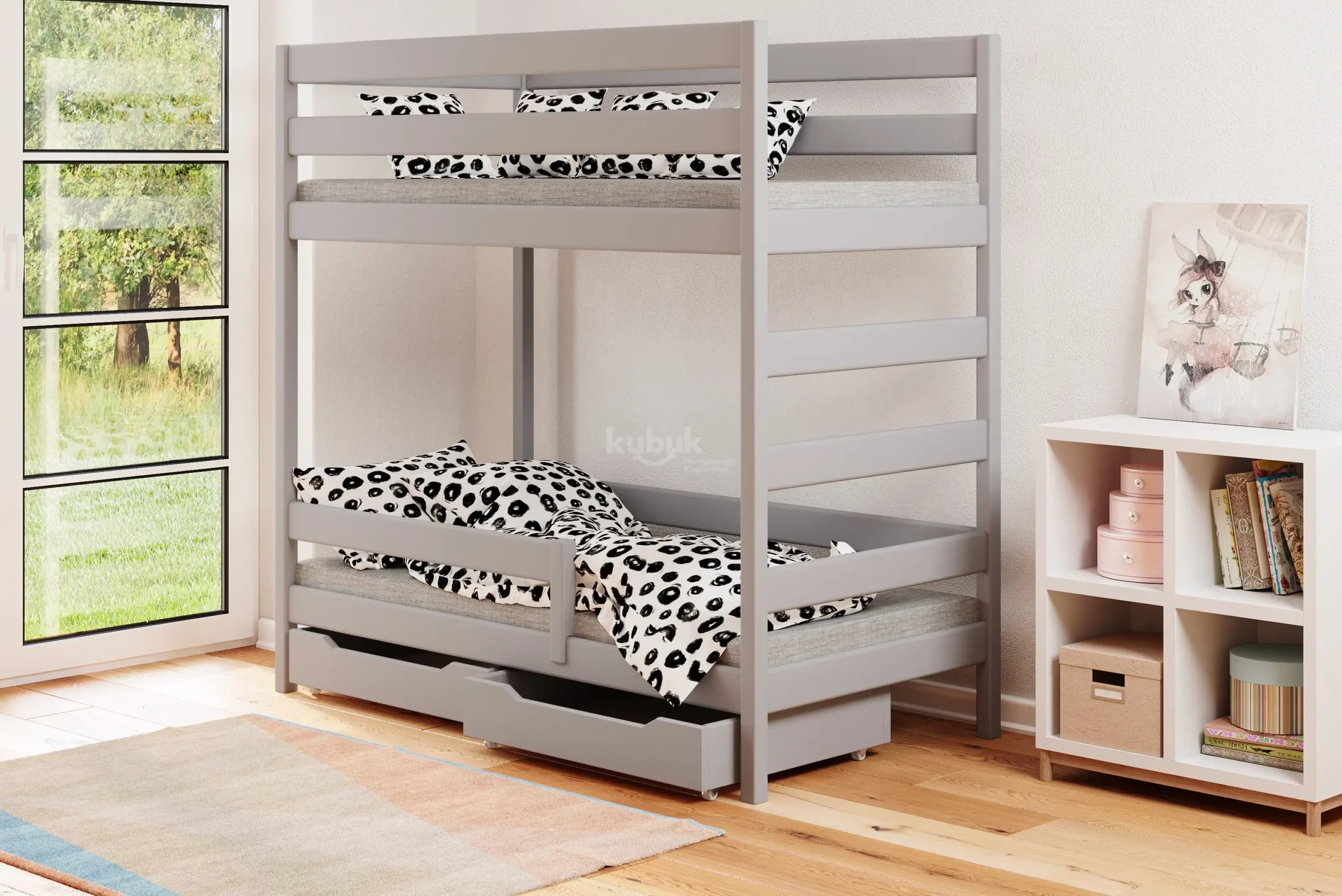Etagenbett, Kinderbett VANESSA Plus Sofortlieferung - Kubuk Moebel